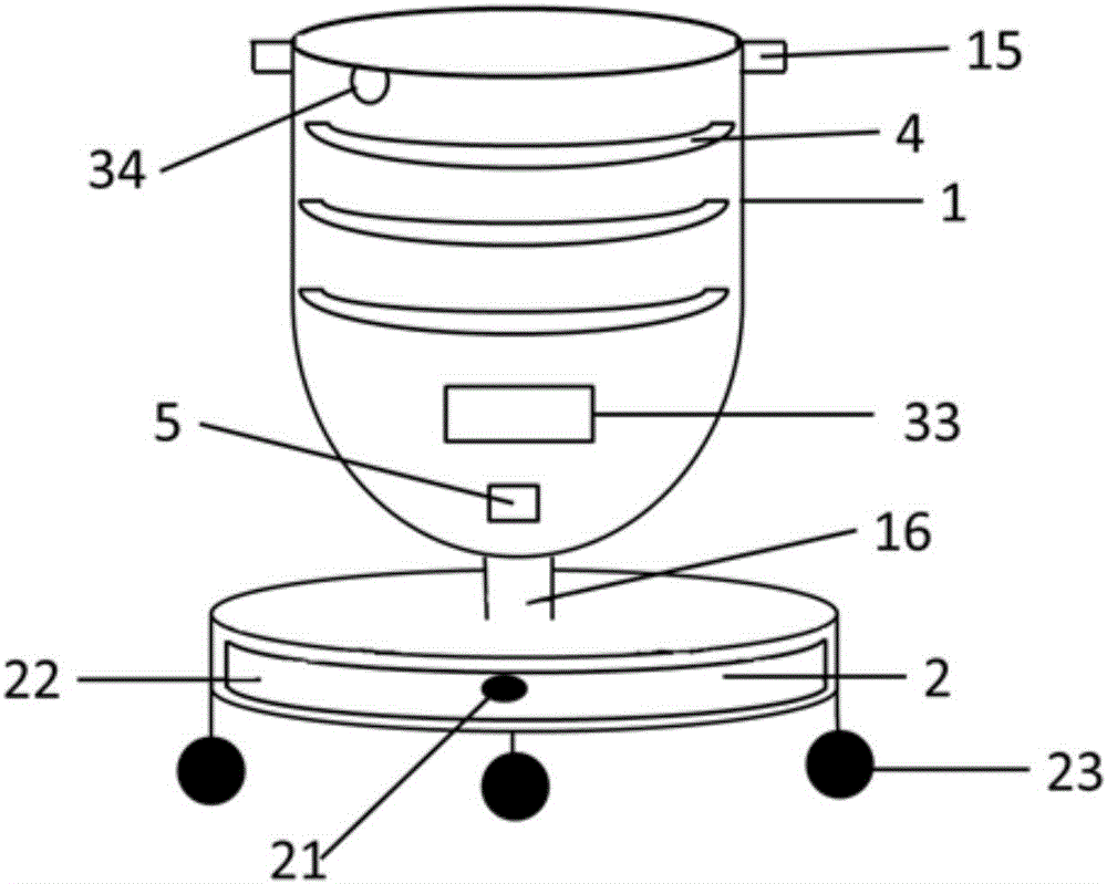 Cup-shaped selenium-rich flowerpot