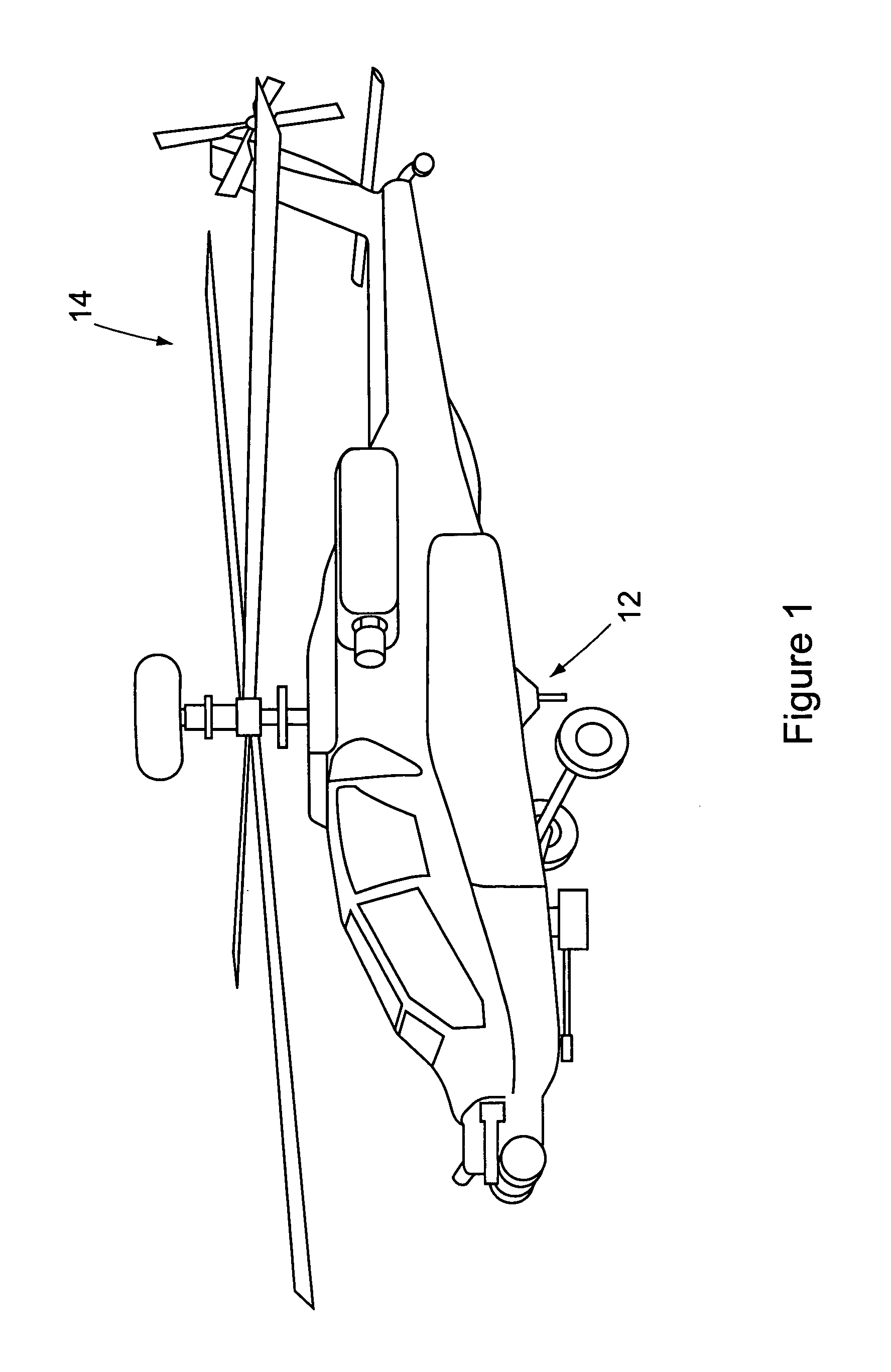 Landing assist apparatus with offset landing probe