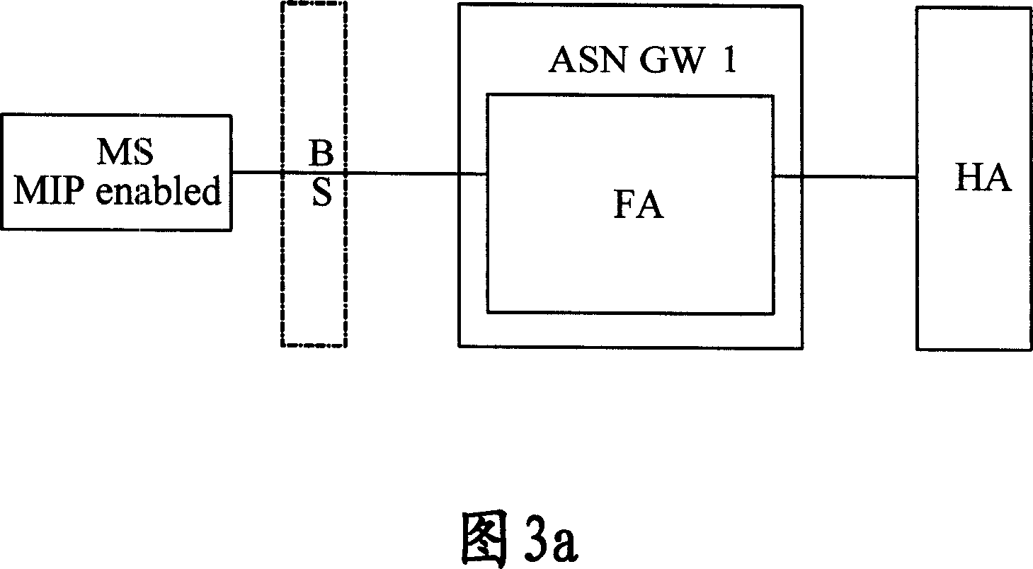 Generation and distribution method and system of mobile IP secret key after second authentication