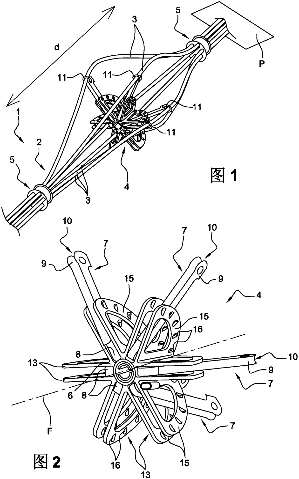 Coil for overlength handling of an electric cable