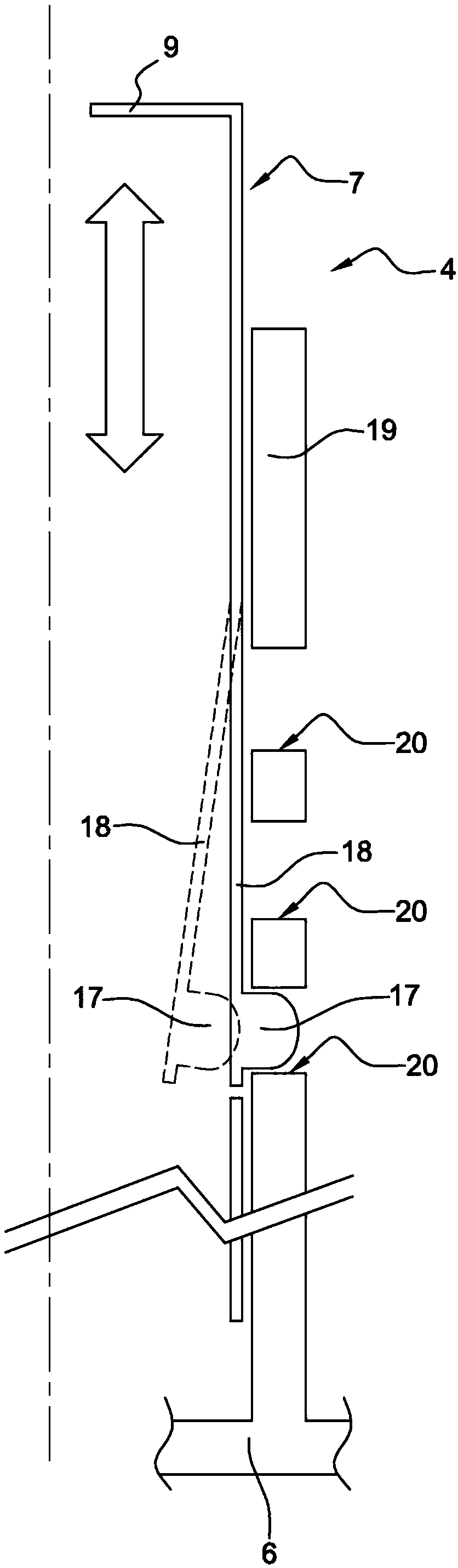 Coil for overlength handling of an electric cable