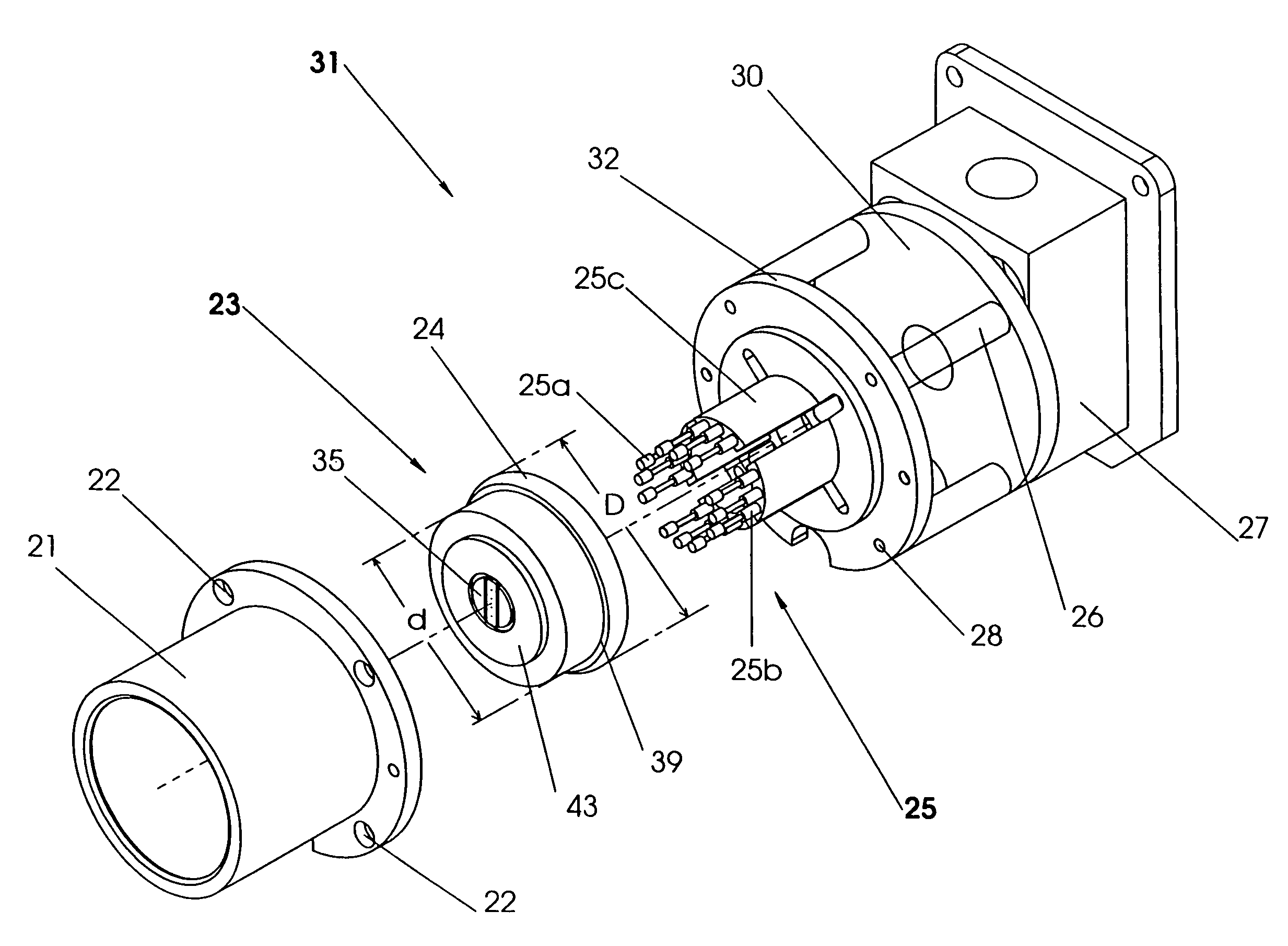 Automatic mercury probe for use with a semiconductor wafer