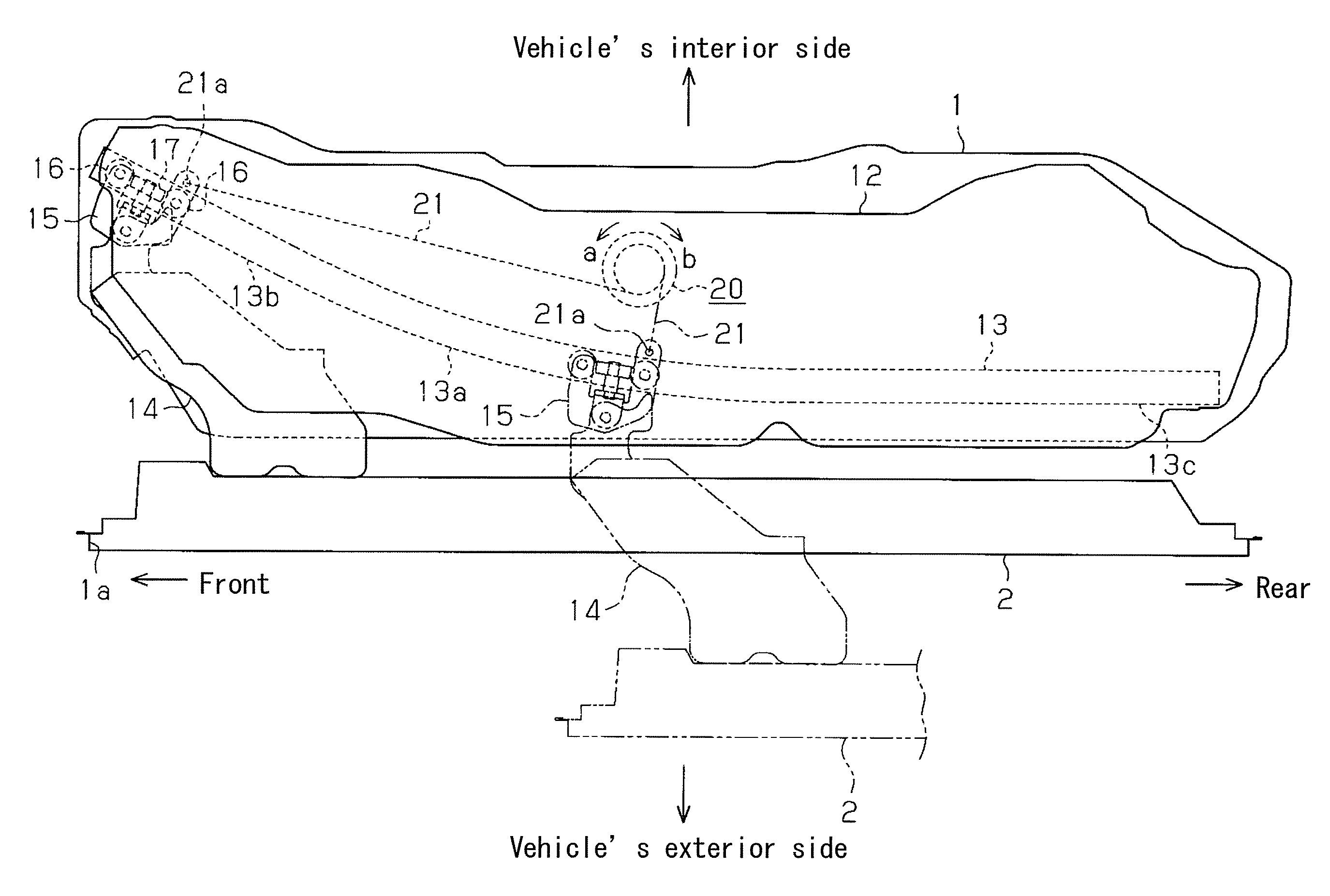 Slide Door Apparatus for Vehicle