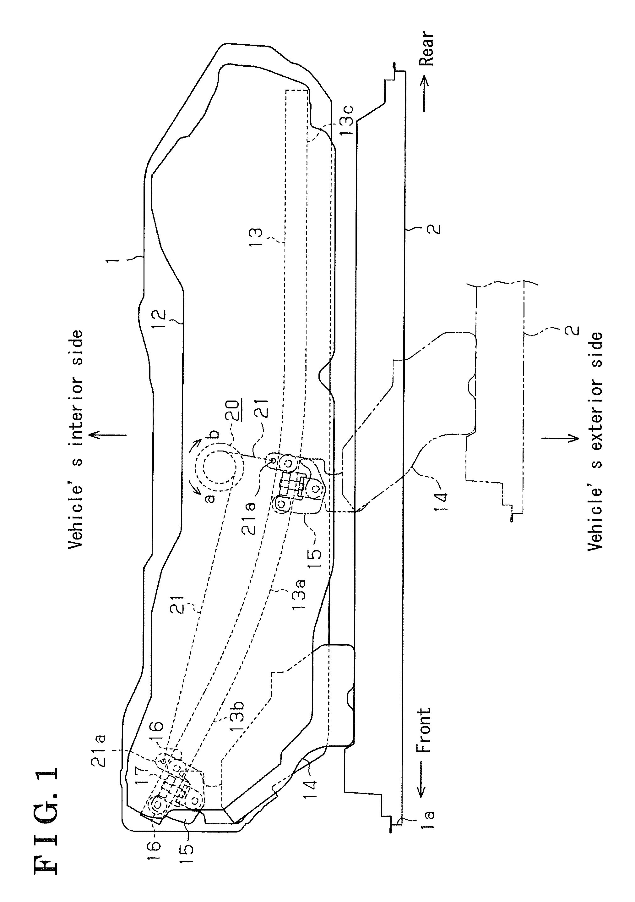 Slide Door Apparatus for Vehicle