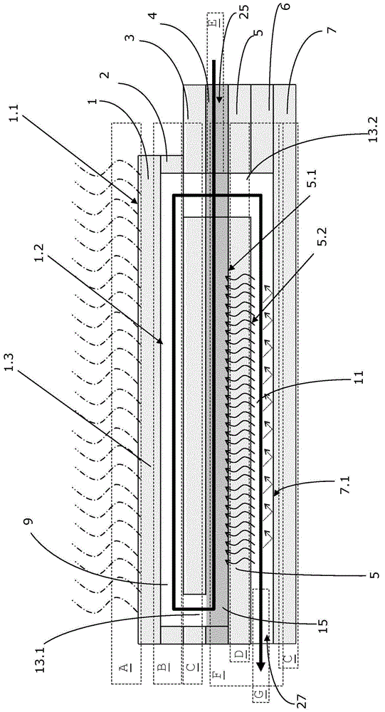 Combustion, heat-exchange and emitter device