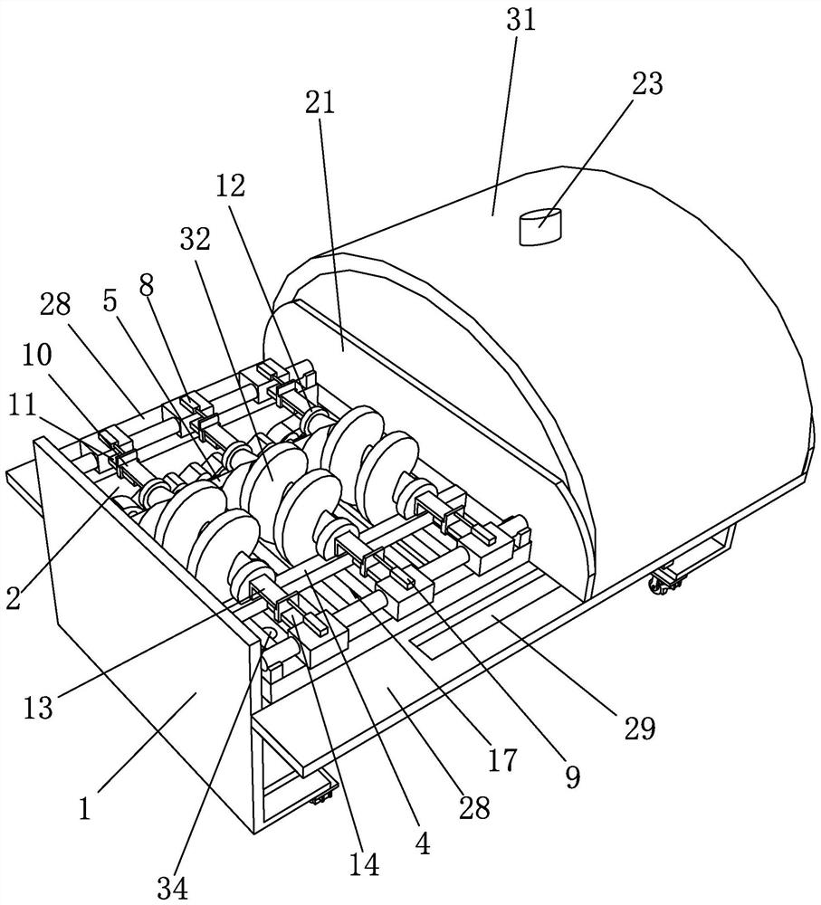 A post-processing method for induction wheel processing