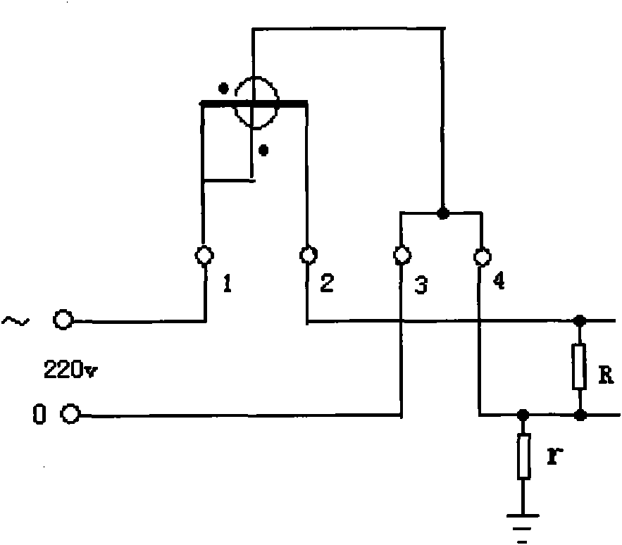 Single-phase three-in electric energy meter for resisting technical electricity larceny
