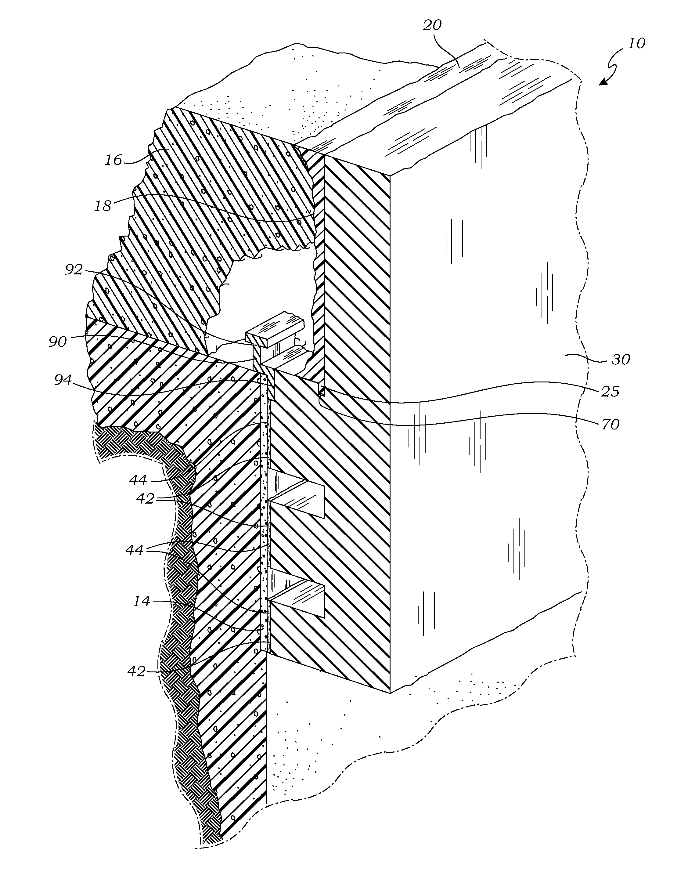 Edge form system for forming simulated stone coping