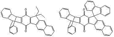 Benzoindenotriptycene and spirofluorene-benzoindenotriptycene derivatives and preparation method thereof