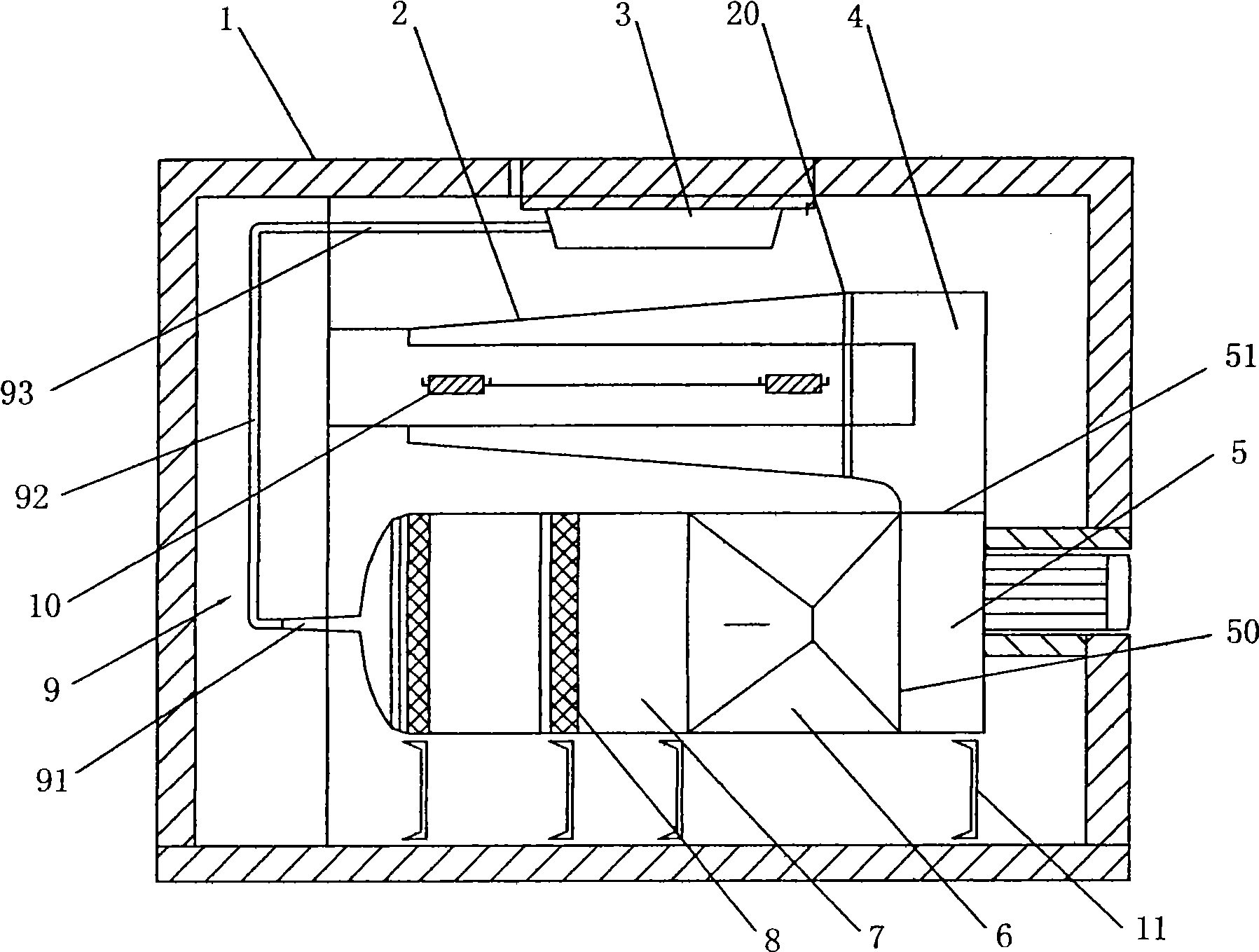 Waste gas treating and heat-energy recovering apparatus of heat-setting machine