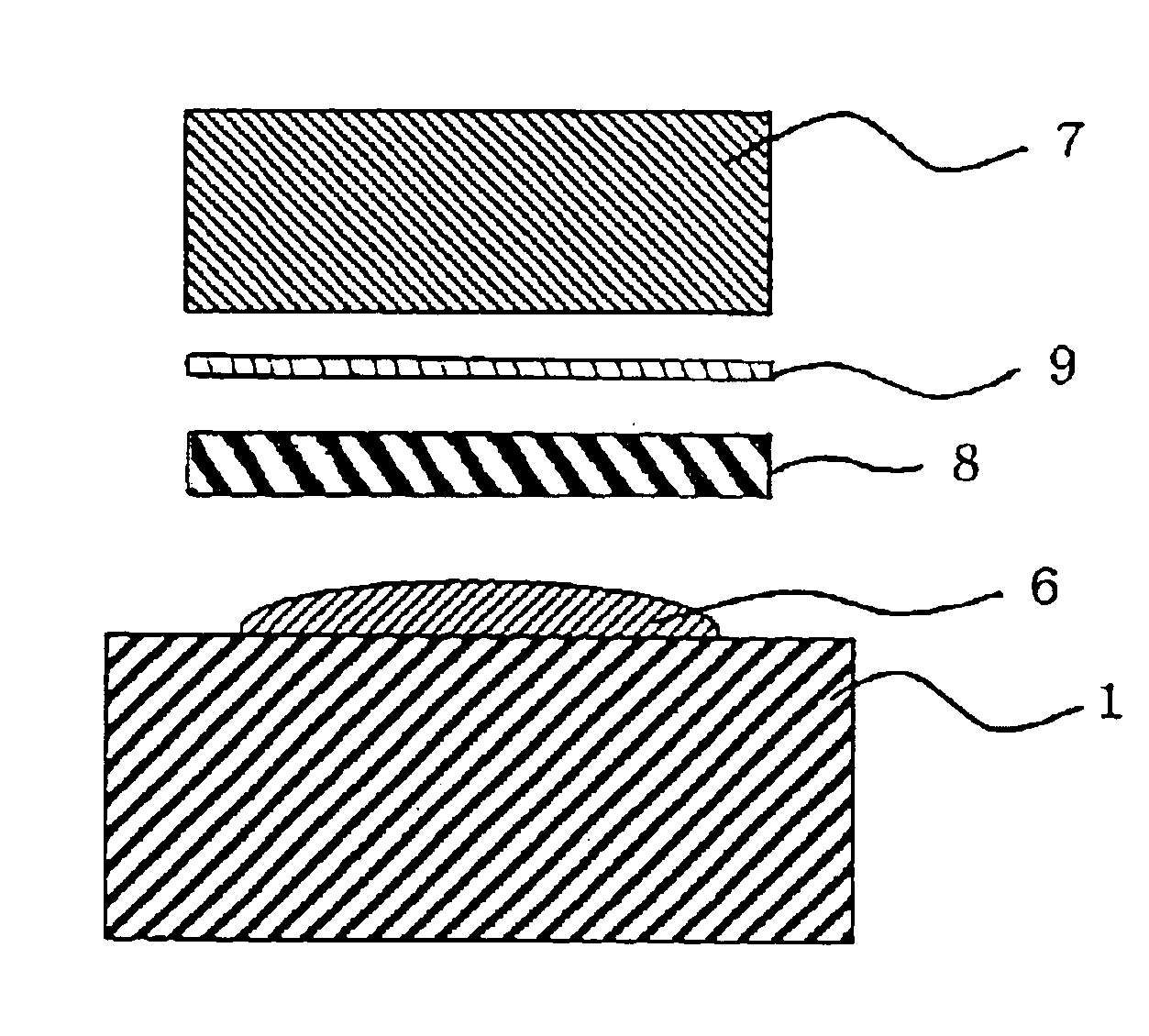 Bonded member comprising different materials and production method thereof