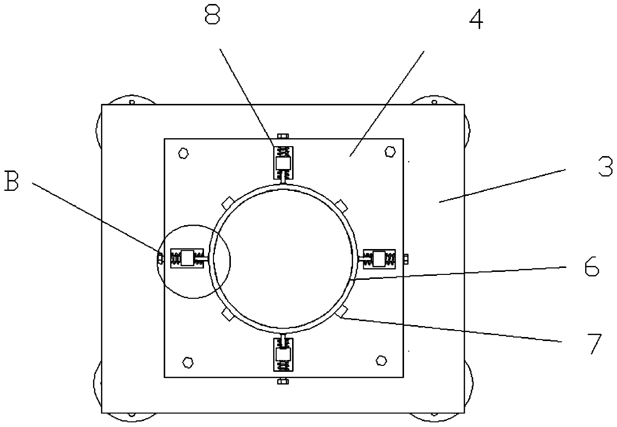 Electromechanical equipment damping device