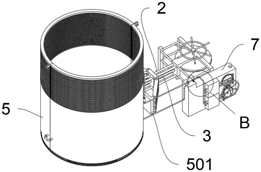 A concrete curing temperature automatic monitoring and insulation structure