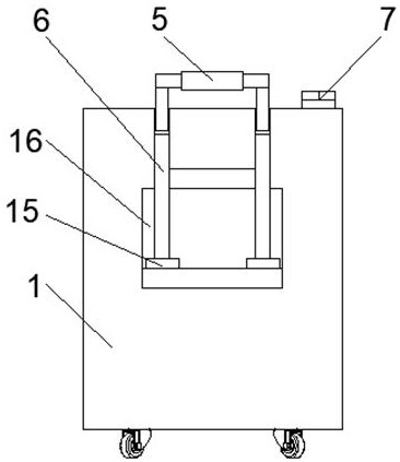 Multifunctional stethoscope material storage device for internal medicine department