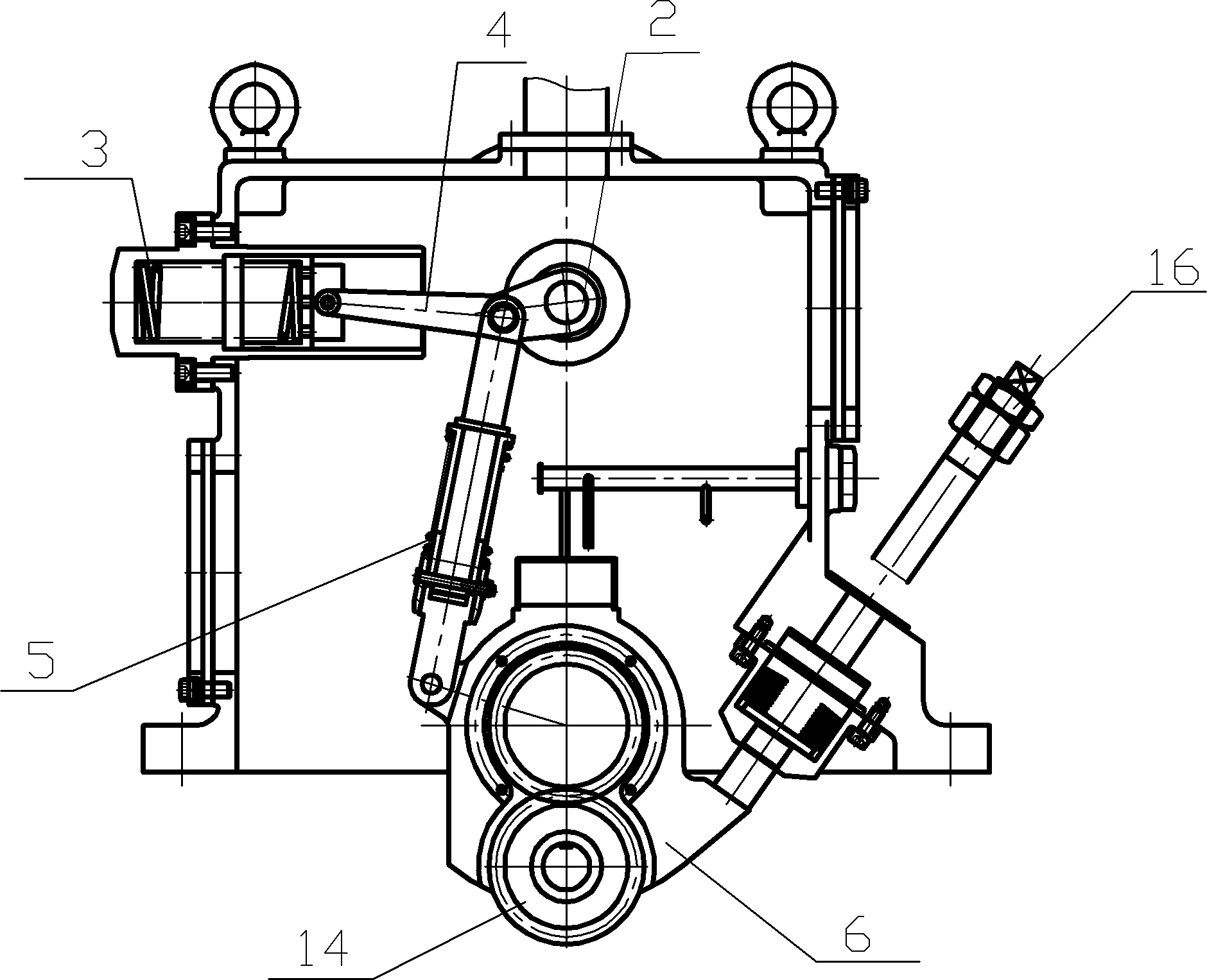 Planetary cycloid pin wheel balance wheel throw-in type barring device