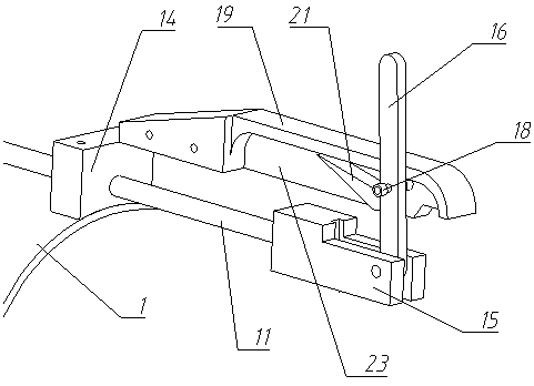 Continuous-pace tube inner robot based on swash plate driving