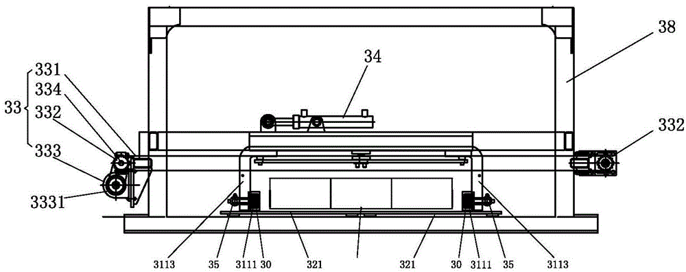 Offline automatic brick stacking assembly line and brick stacking method
