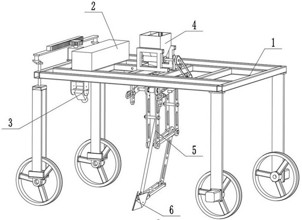 Automatic inter-seedling supplementary seeding and fertilizing machine