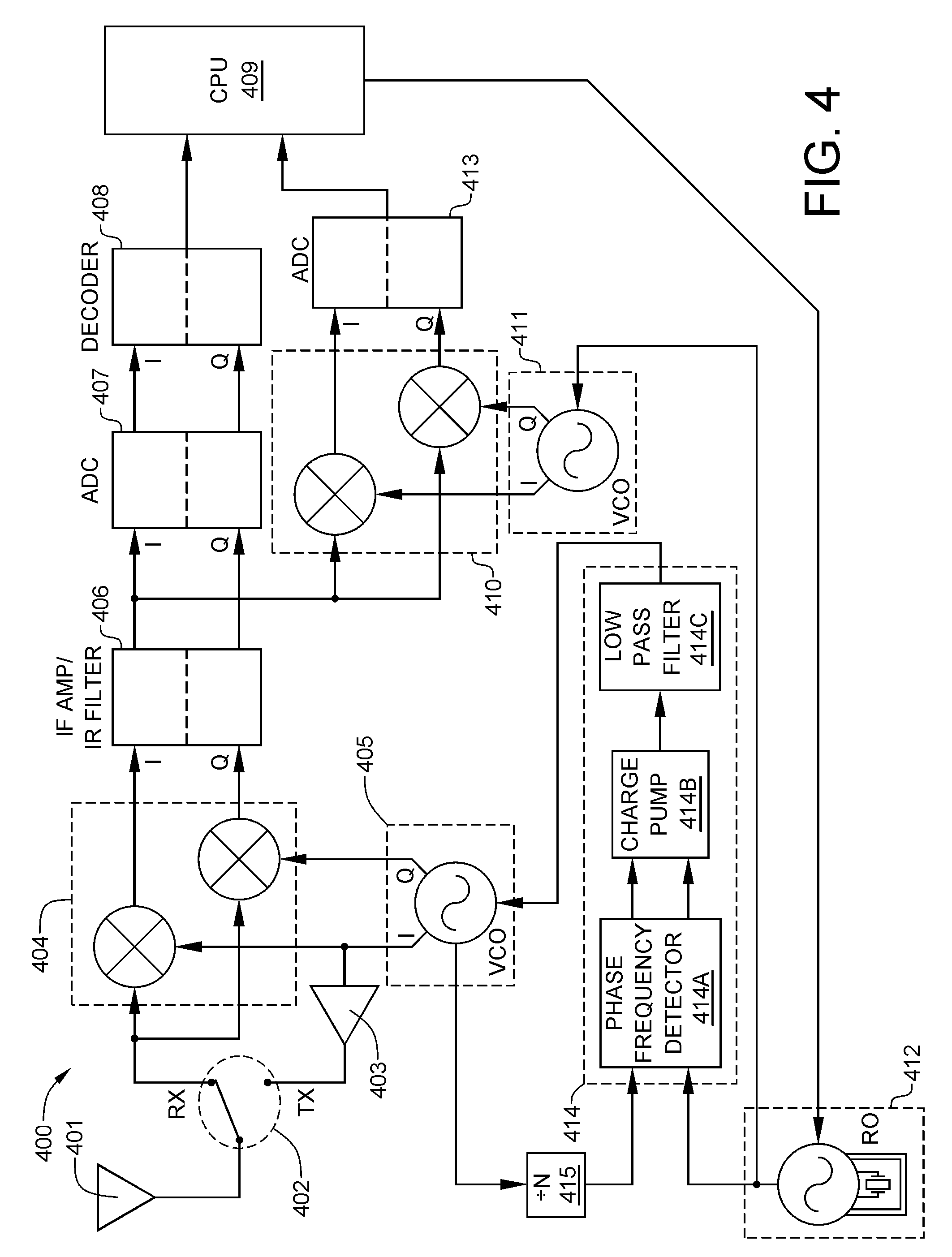 High-resolution, active reflector radio frequency ranging system