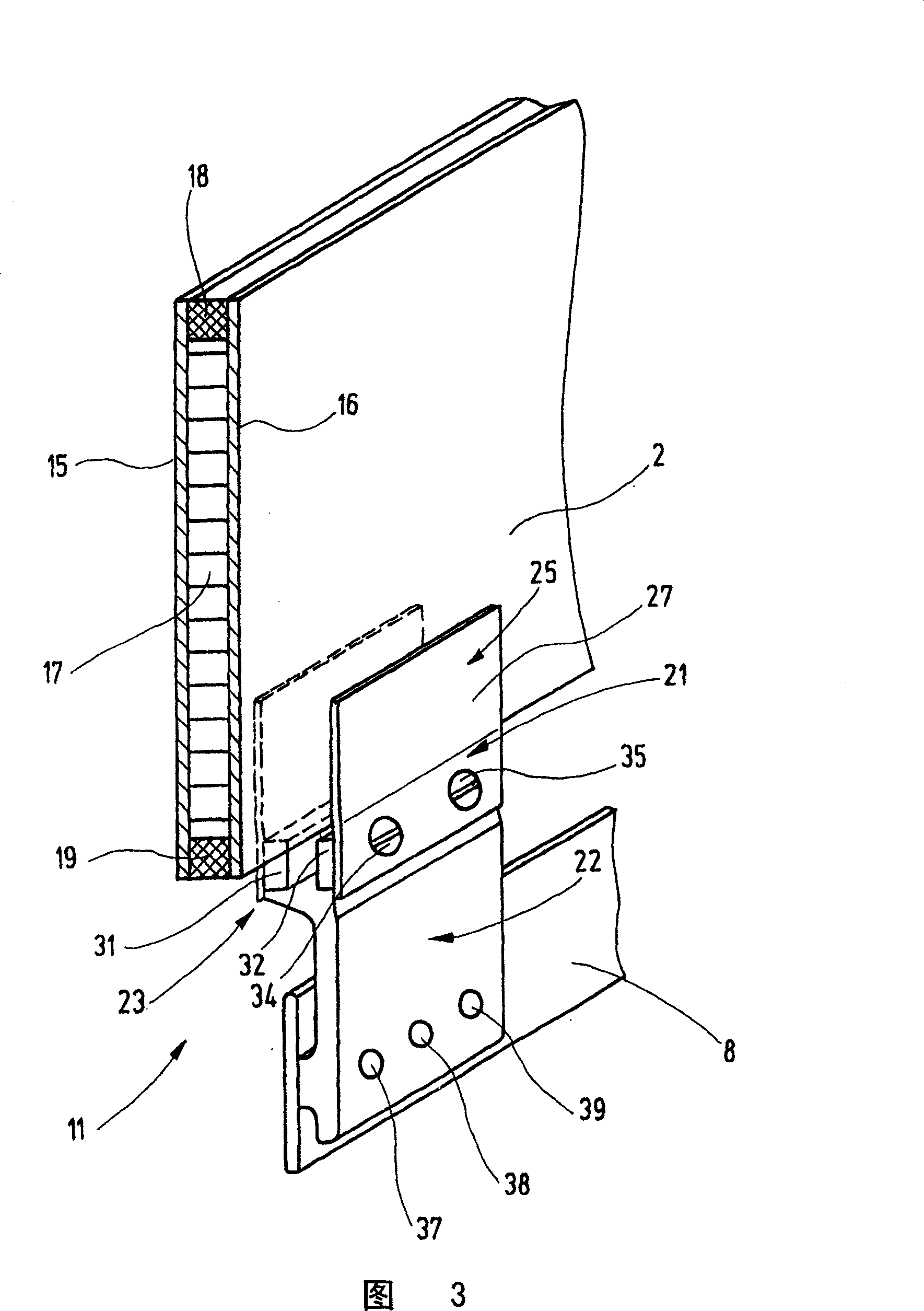 Heald shaft for a weaving machine