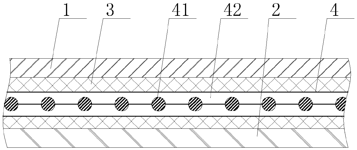 Marine steel mesh core damping rubber plate and preparation method thereof
