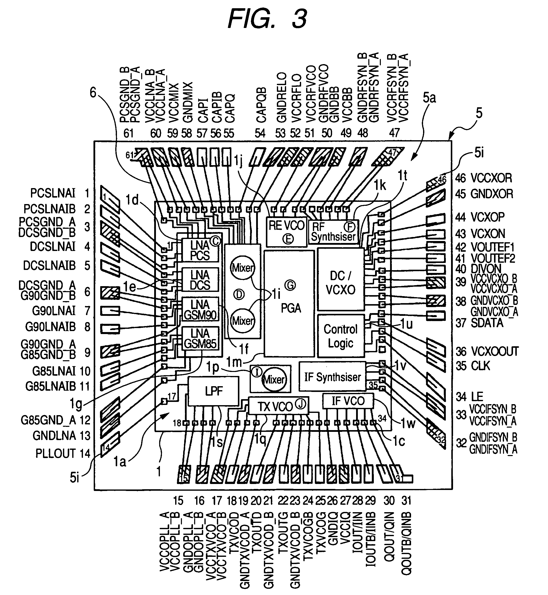 Semiconductor device including amplifier and frequency converter