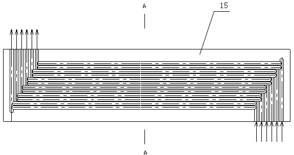 Detachable plate heat exchanger for heat exchange of cold and heat source fluid such as sewage and refrigerant