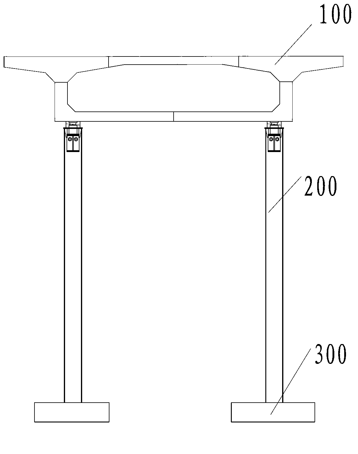 Method for prepressing single large-tonnage temporary steel pipe support and then resisting beam bottom during dismantling bridge beam body, and device thereof