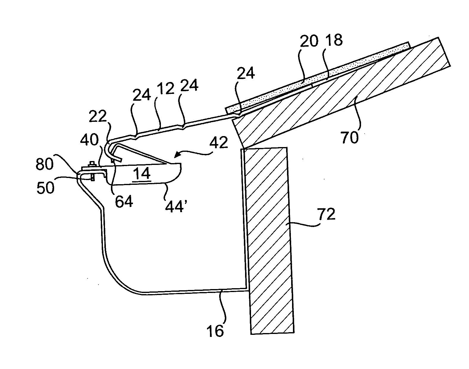 Gutter cover with a clip and method of installing the same
