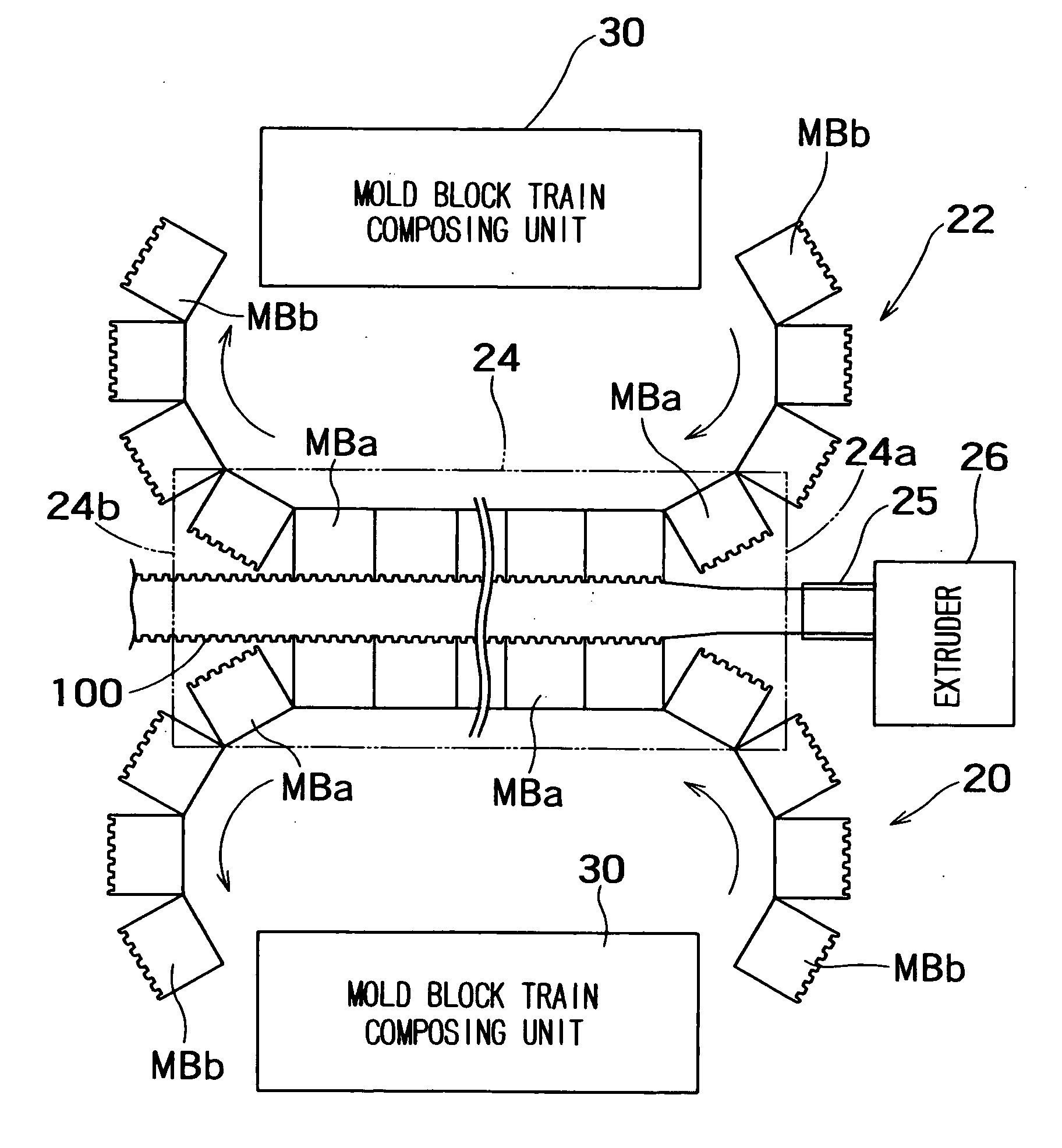 Method and device for manufacturing bellows tube