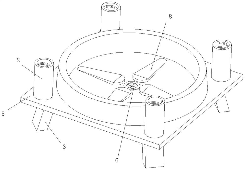 Rubber sealing element forming die