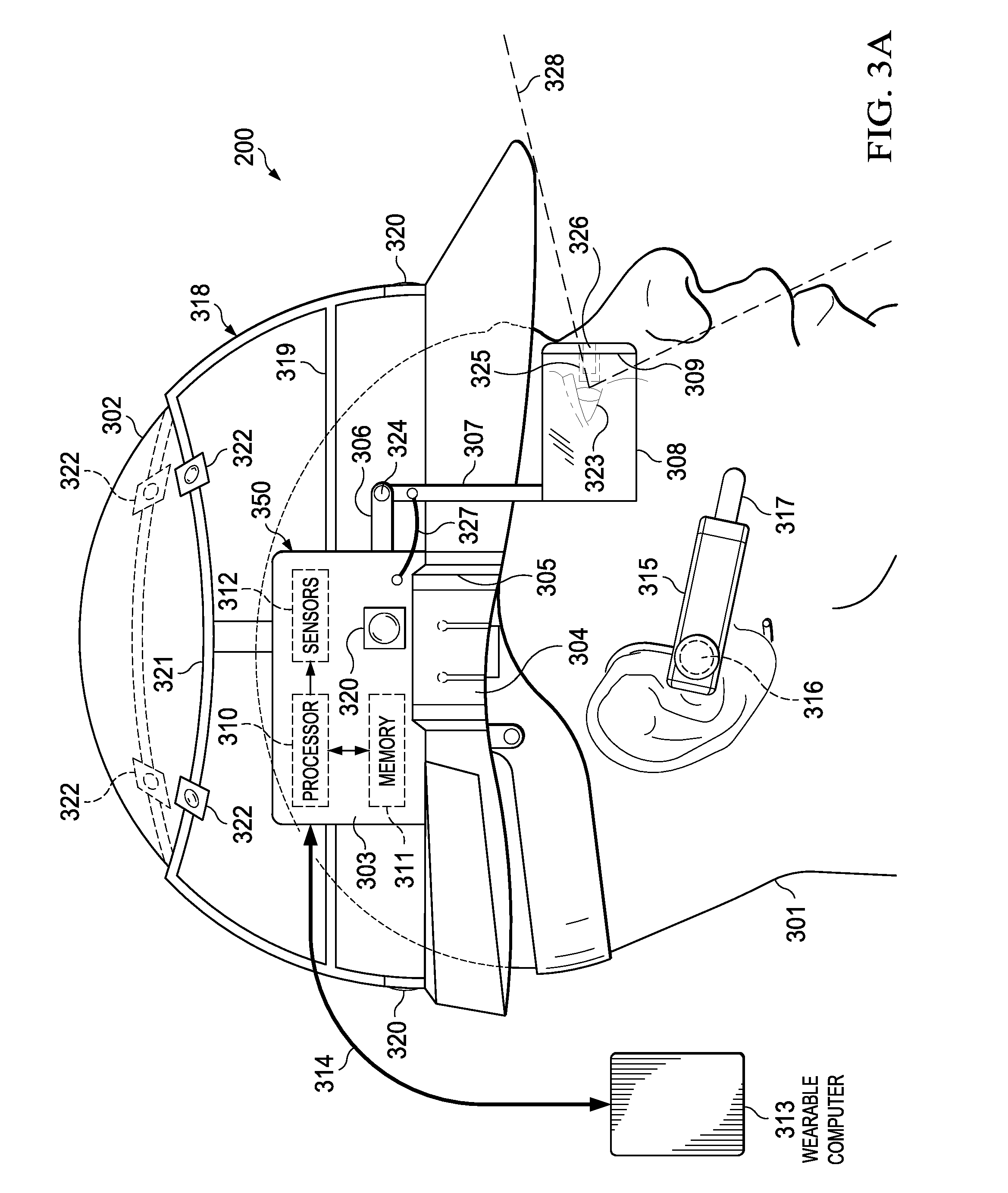 System for virtual display and method of use