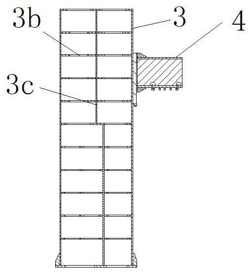 A space structure multi-plane complex load loading test system and test method