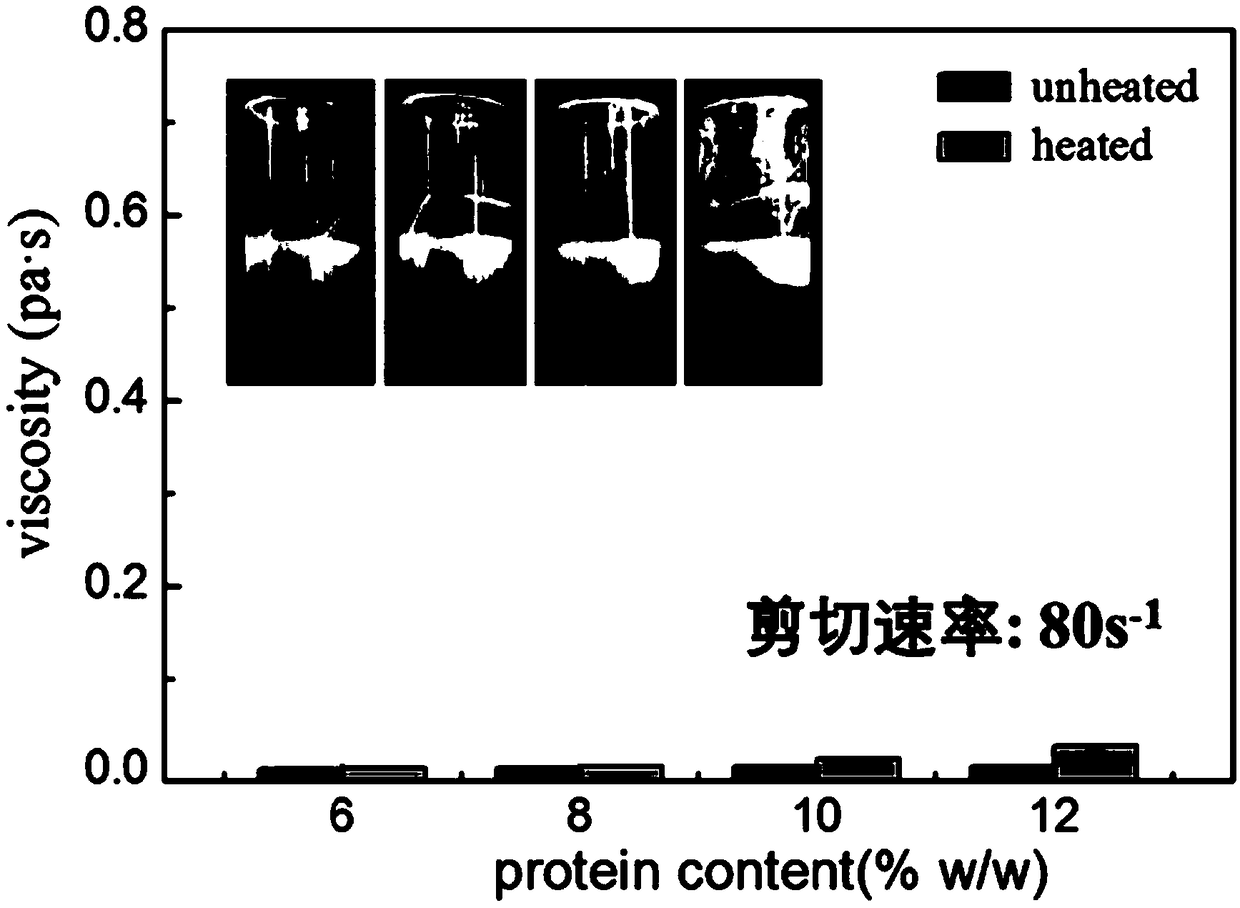 High protein double protein milk beverage and preparation method thereof