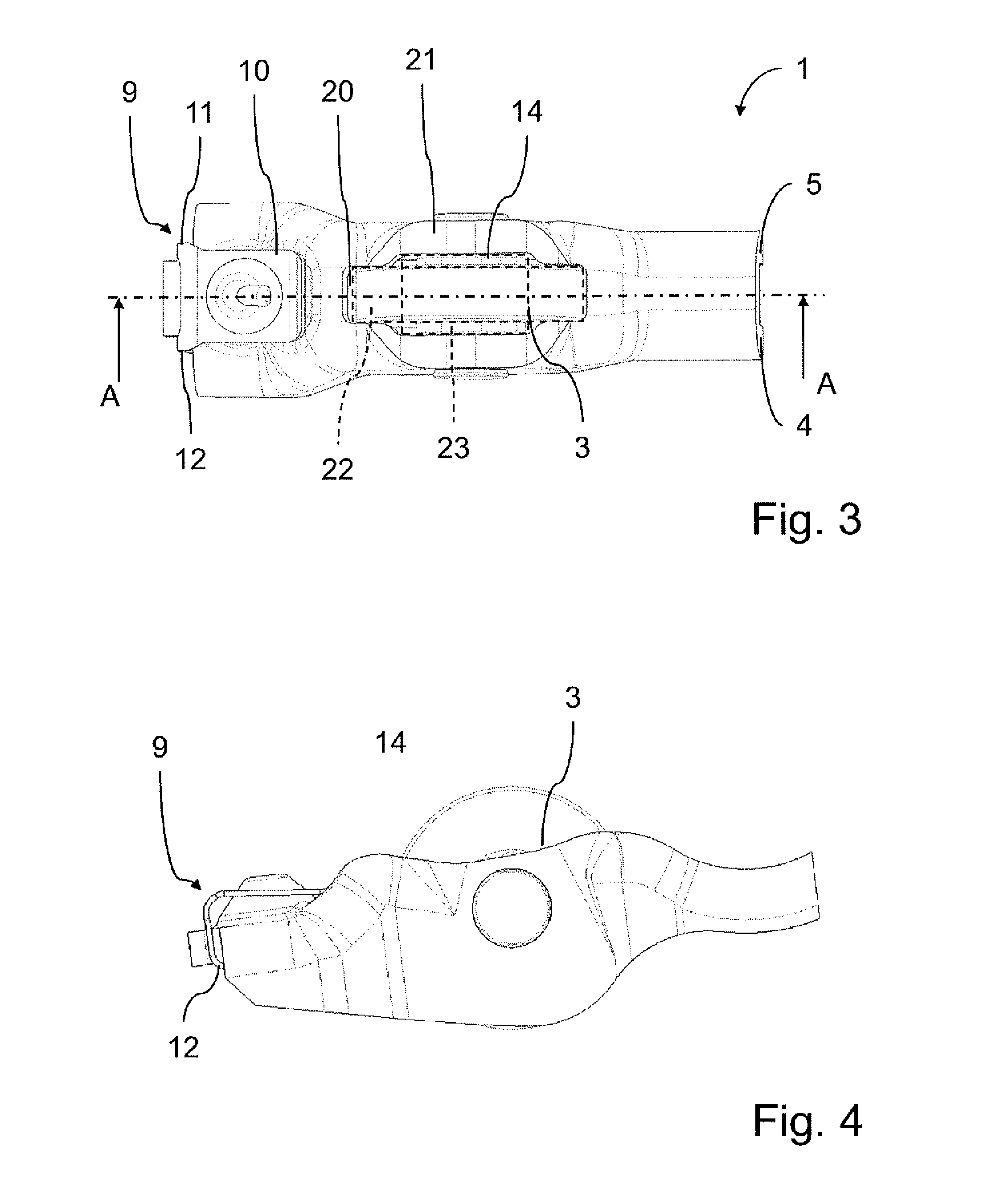 Finger follower lever for actuating a gas exchange valve