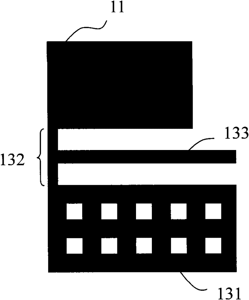 Membrane stress testing structure and method as well as manufacturing method