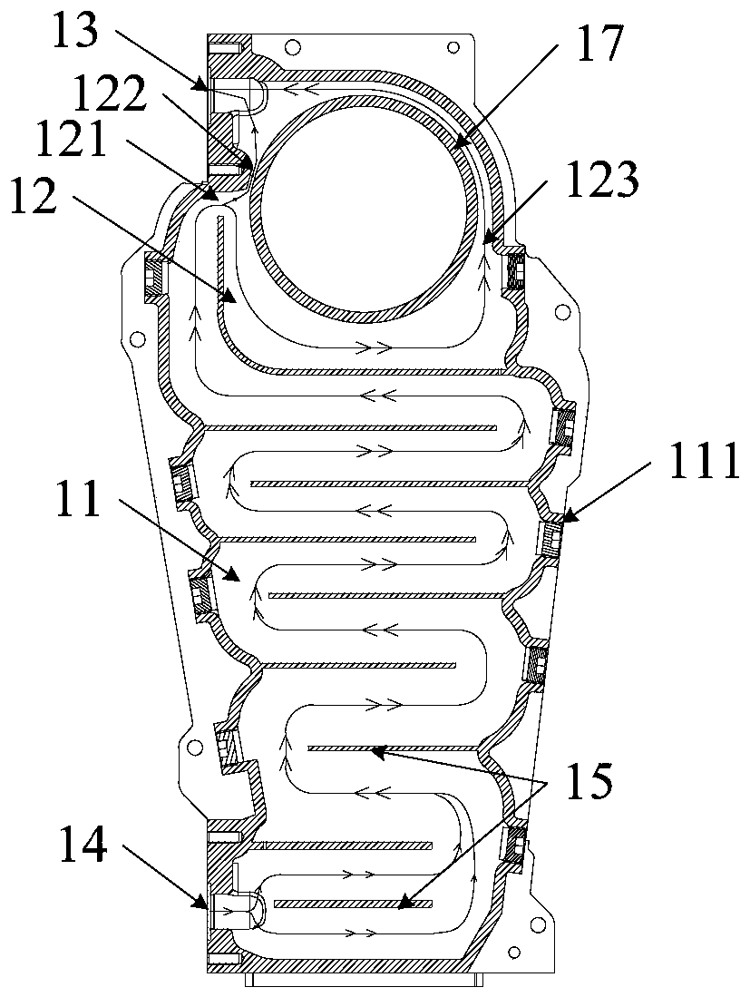 Heat exchanger, fully premixed hot water boiler and control method thereof