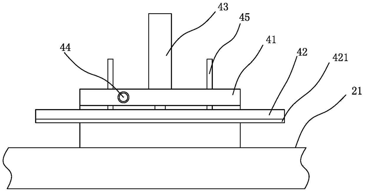 A fabric quantitative cutting machine