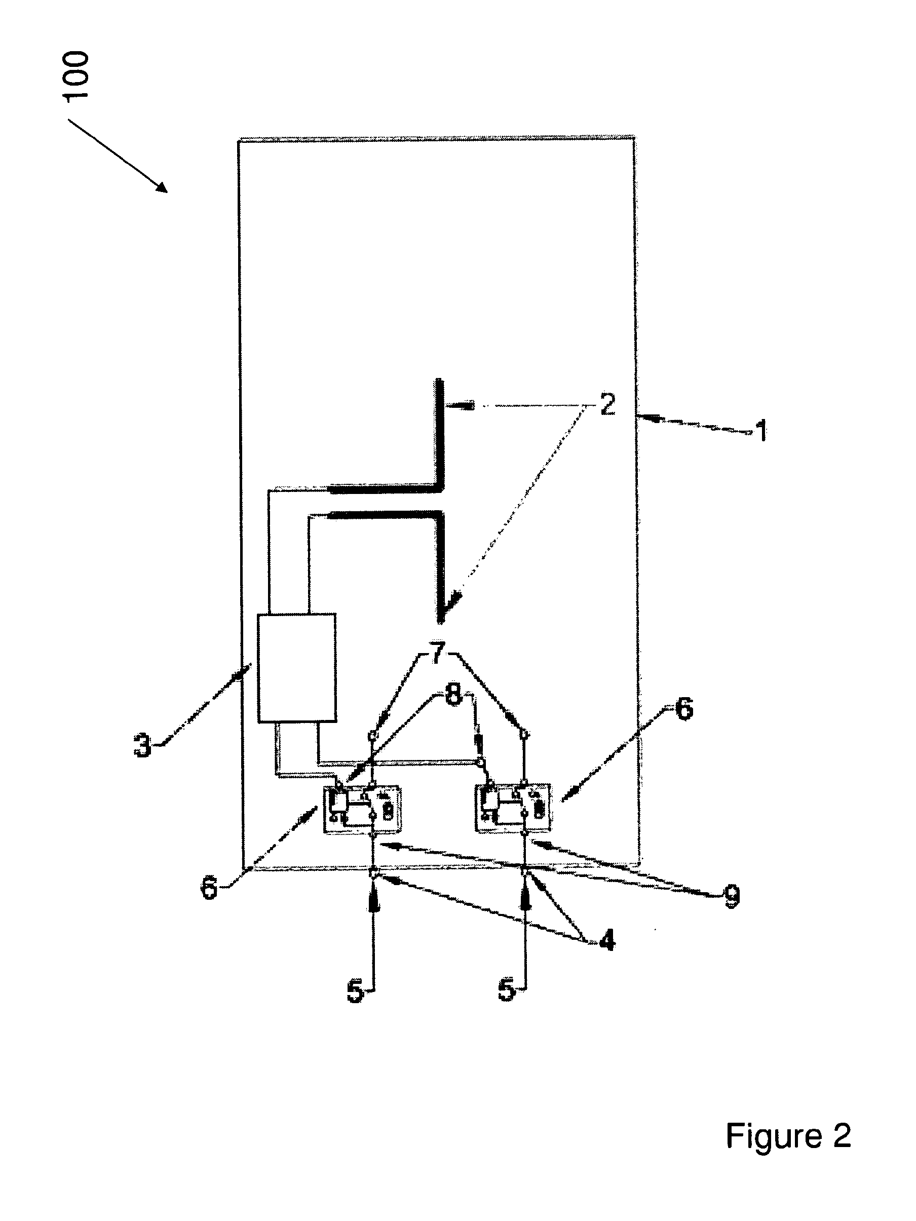 Antenna system to control RF radiation exposure