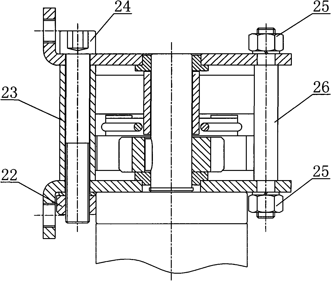 Bidirectional clutch gearbox for high voltage switch