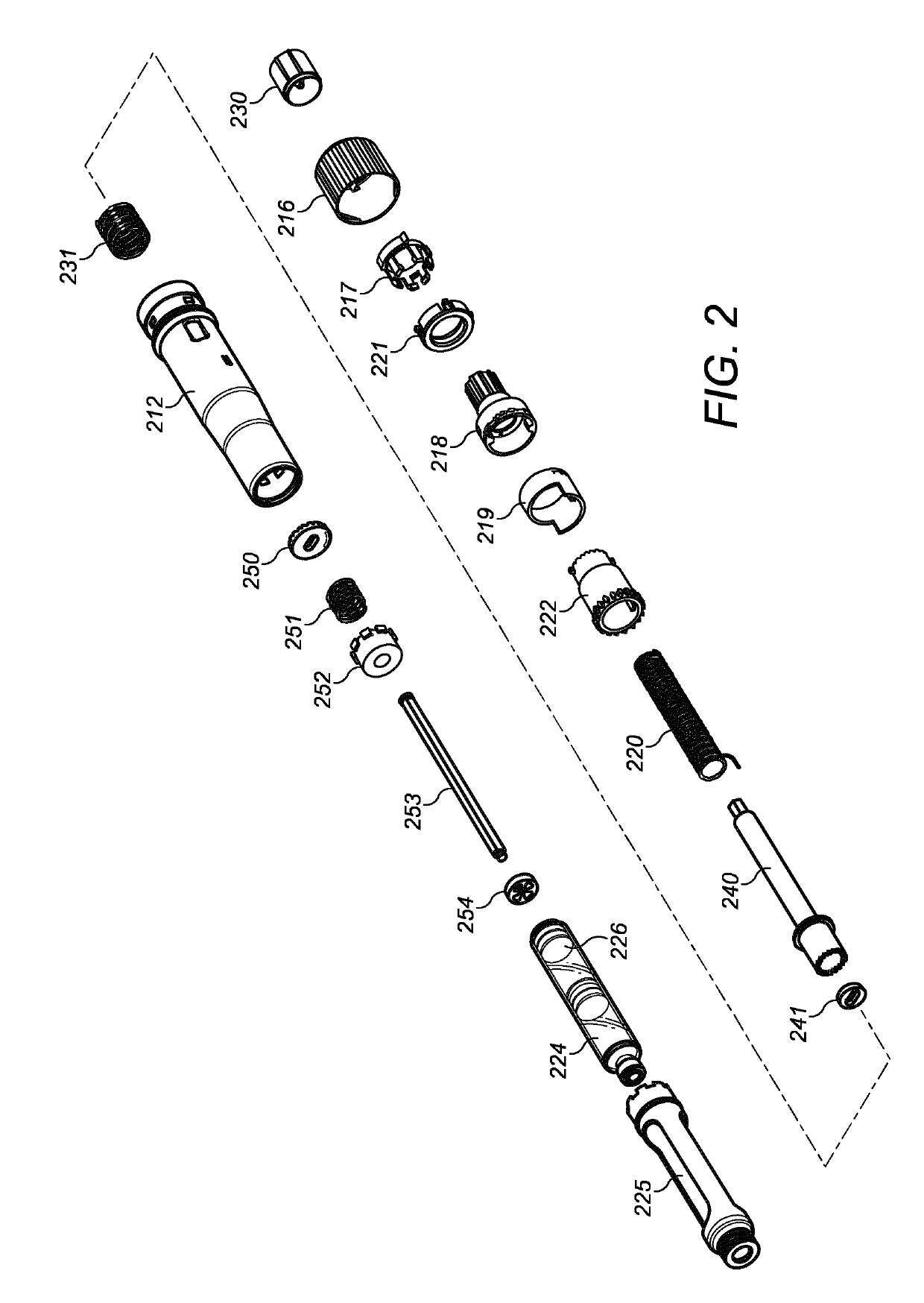 Injection device with dose indicator mechanism