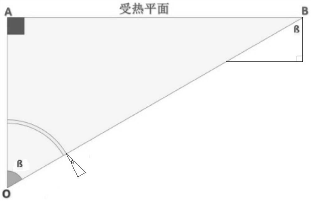 Radiation hole design method of thermal radiation component and thermal radiation component