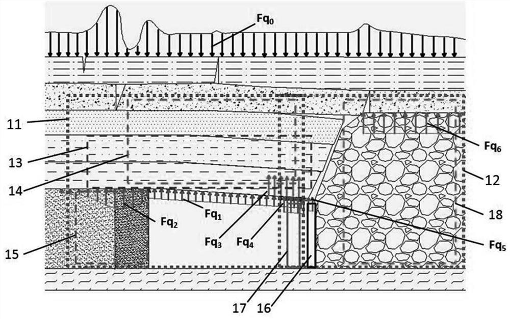 Cooperative anchor protection structure with roof cutting and roadway retention and its construction method