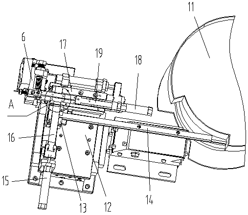 Carrier mechanism for PIN automatic drilling