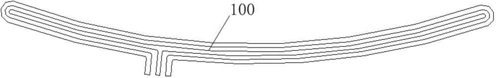 Device, system and method for laying lead wire on intermediate layer of interlayer glass
