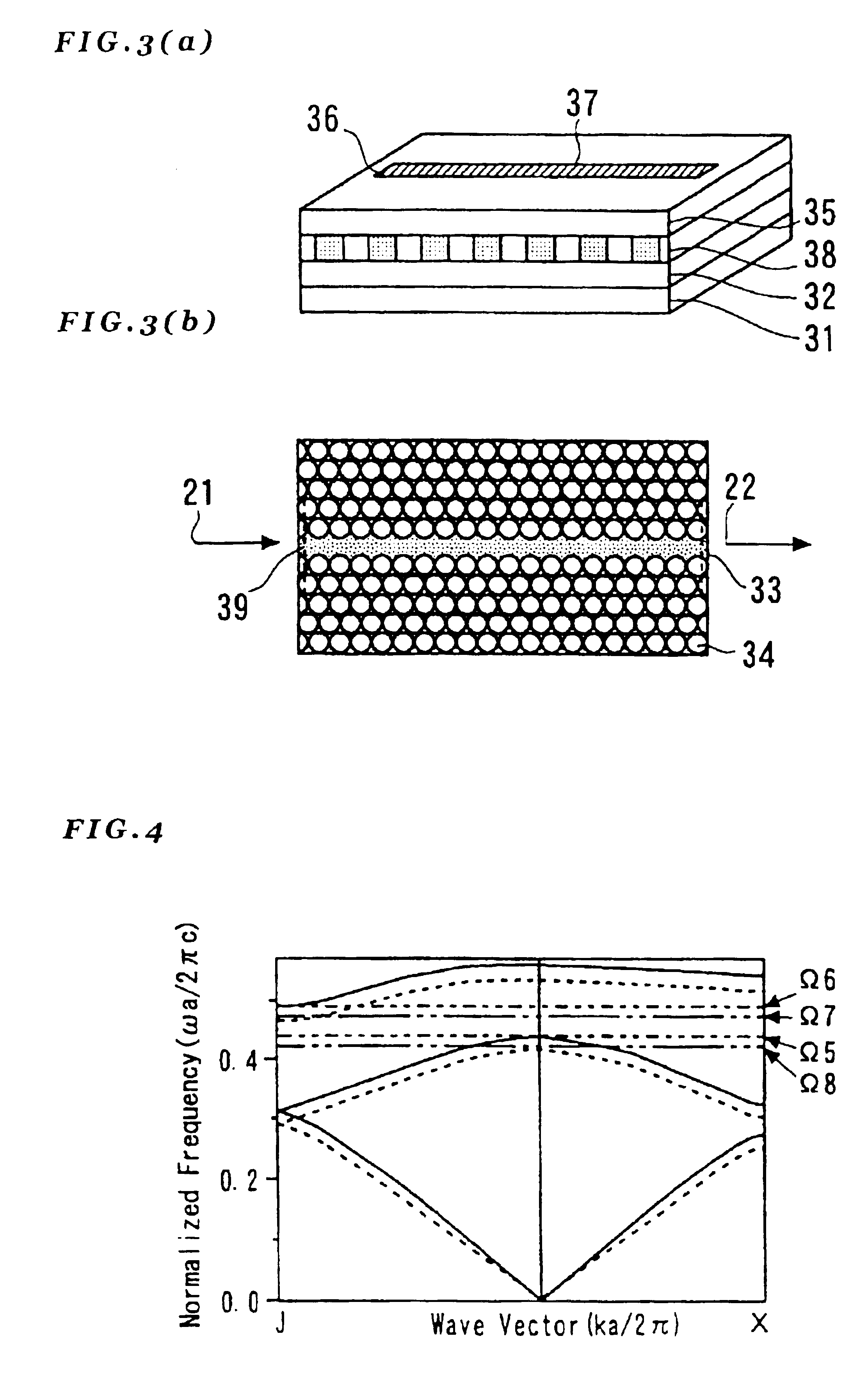 Optical switch having photonic crystal structure
