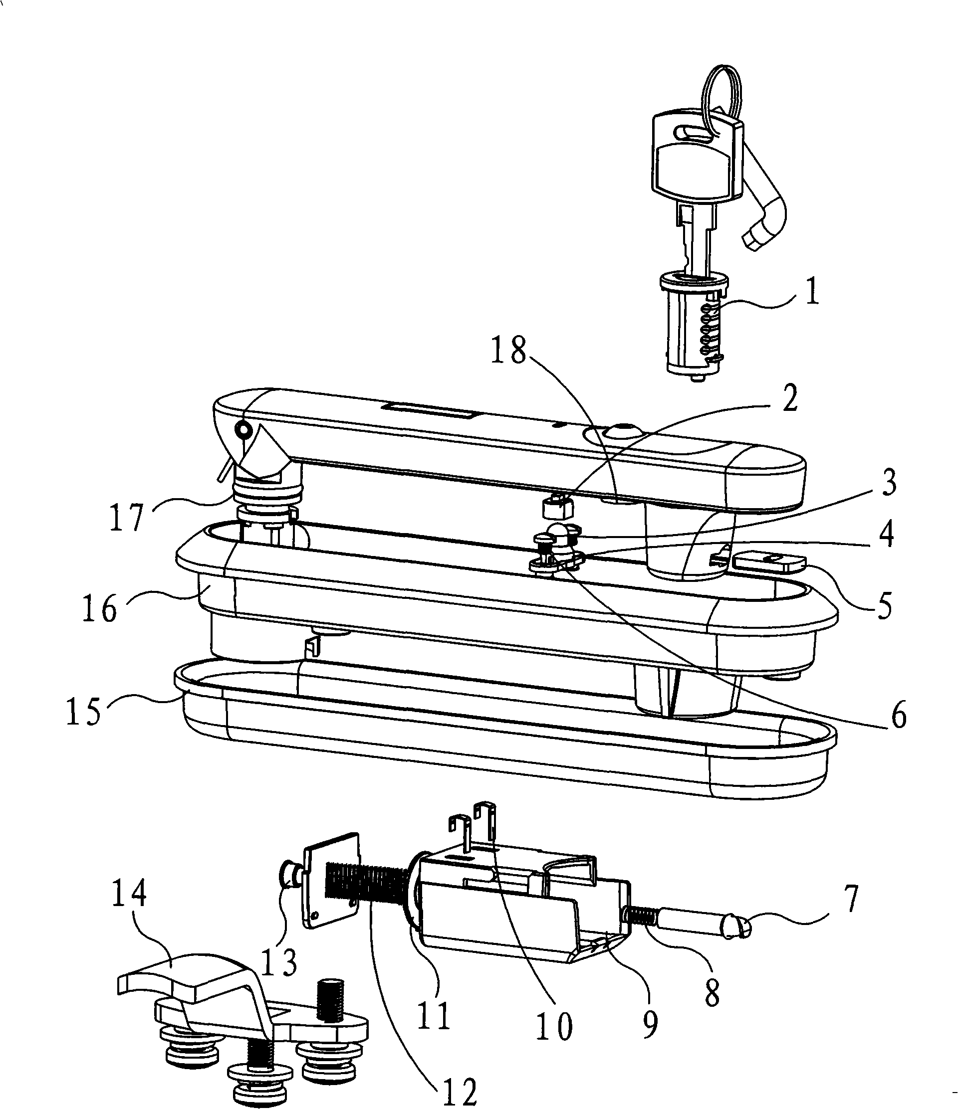 Magnetic induction electronic cabinet door lock and open and close method thereof