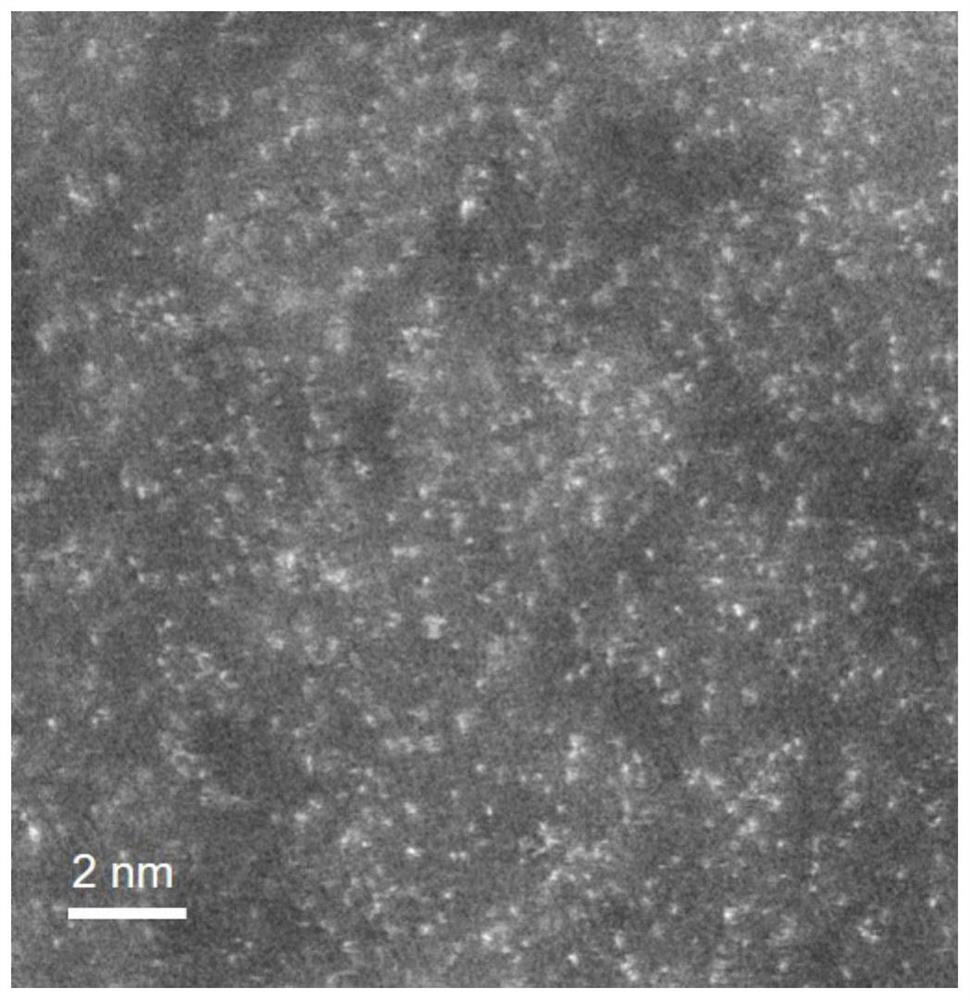 Preparation method of high-entropy monatomic catalyst