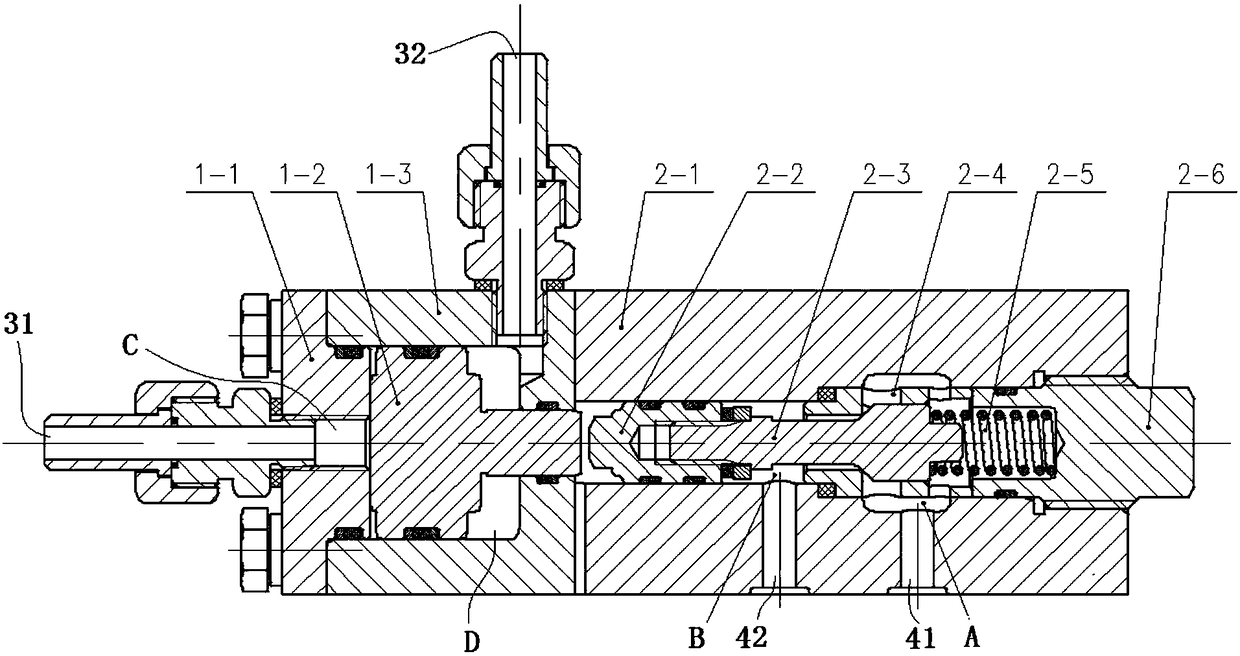 Fluid-controlled ultra-high pressure two-way stop valve and method for fluid cut-off or communication