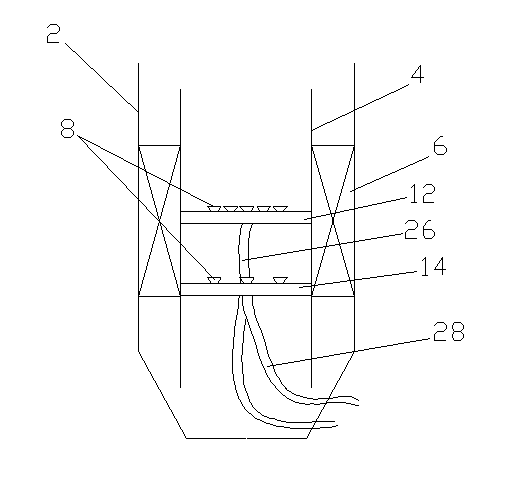 Oxidation tank with good aerating effect